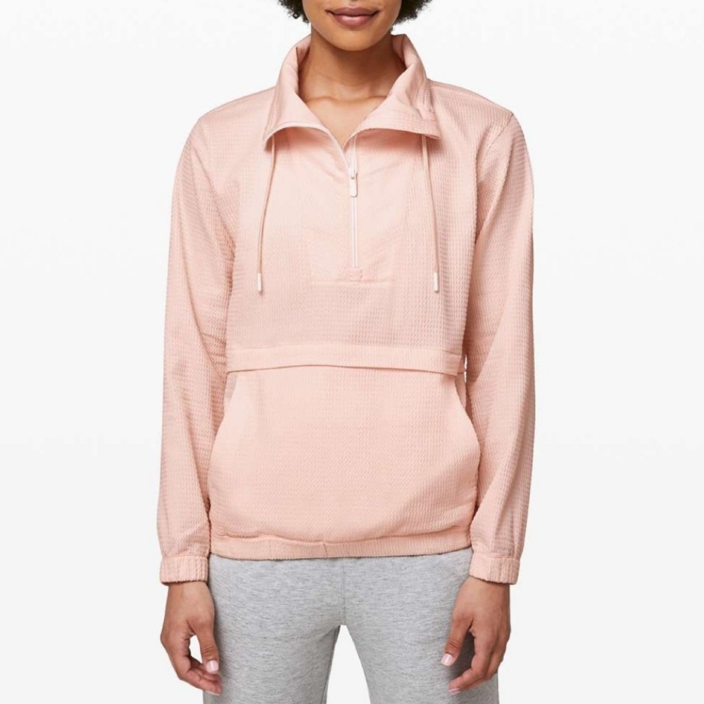 Lululemon Pack Light Pink 1/4 Zip Pullover
